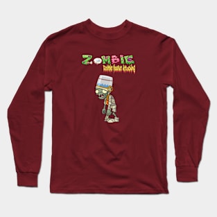 plants vs zombie attacking house t shirt Long Sleeve T-Shirt